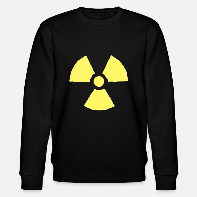 Nuklear Symbol - Stanley/Stella Unisex Bio-Sweatshirt CHANGER  - Schwarz