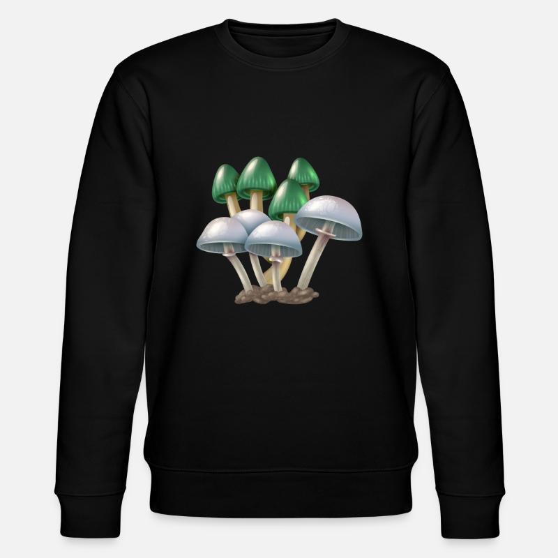champignons purée de champignons - Sweat bio CHANGER Stanley/Stella Unisexe - noir