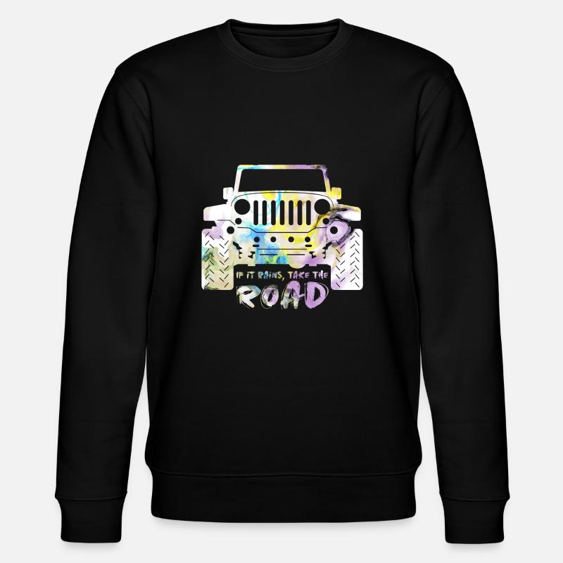 Jeep - Stanley/Stella Unisex Bio-Sweatshirt CHANGER  - Schwarz