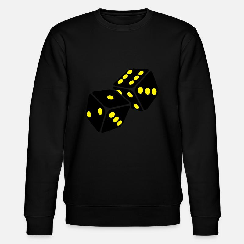 würfel - Stanley/Stella Unisex Bio-Sweatshirt CHANGER  - Schwarz