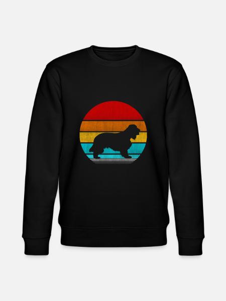 cocker spaniel - Stanley/Stella CHANGER Unisex Organic Sweatshirt - black