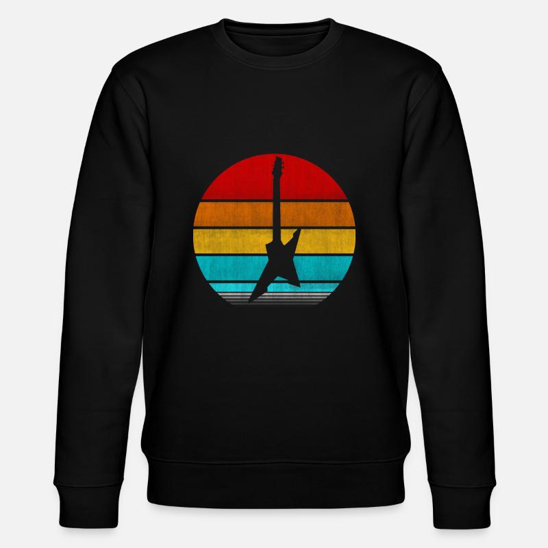 Elektrogitarre - Stanley/Stella Unisex Bio-Sweatshirt CHANGER  - Schwarz