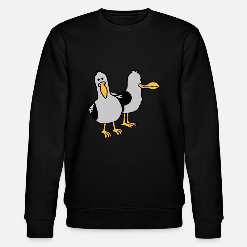 Gang 2 drôles de mouettes - Sweat bio CHANGER Stanley/Stella Unisexe - noir