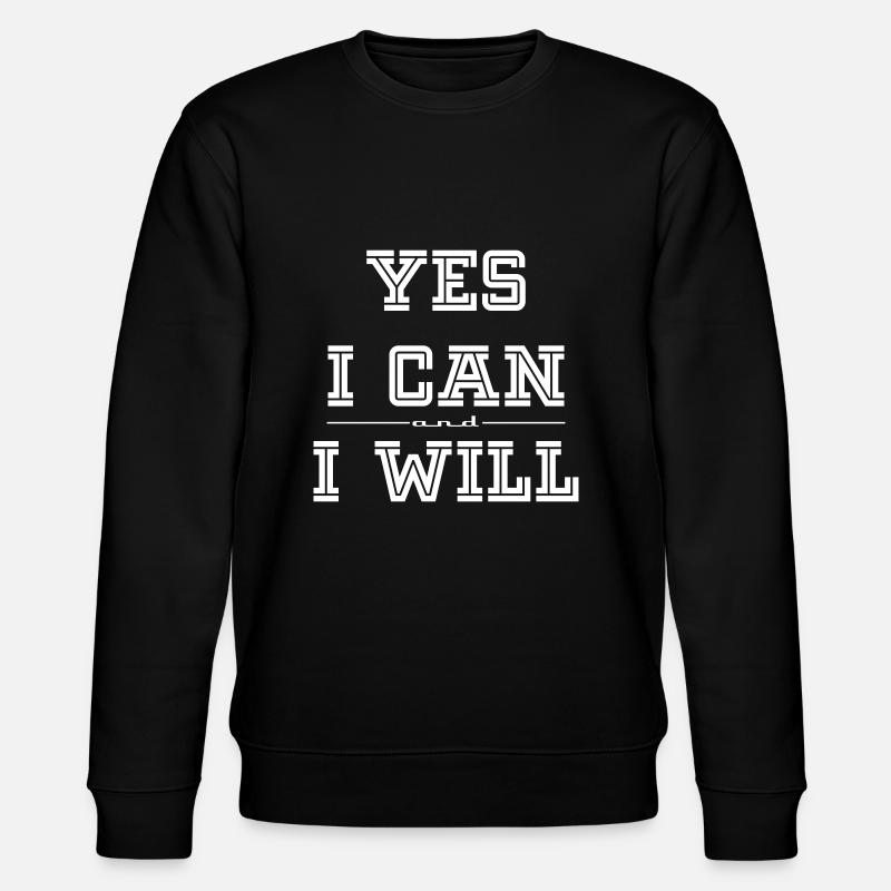 I can and I will - Stanley/Stella Unisex Bio-Sweatshirt CHANGER - Schwarz