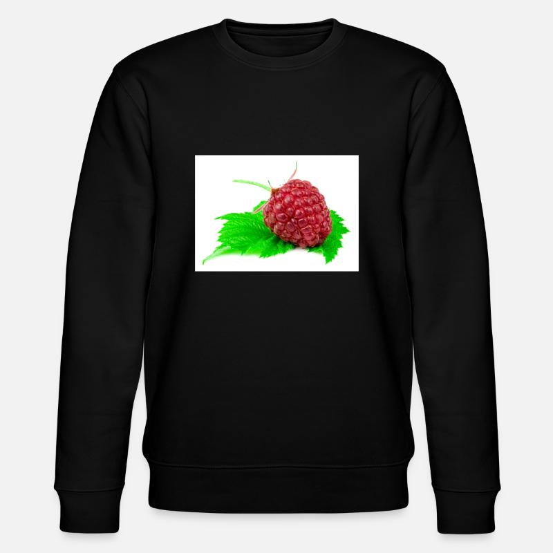 Himbeere. raspberry - Stanley/Stella Unisex Bio-Sweatshirt CHANGER  - Schwarz