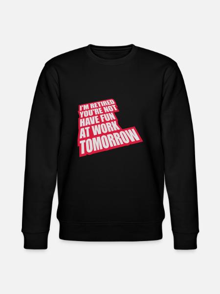 have fun at work - Stanley/Stella CHANGER Unisex Organic Sweatshirt - black