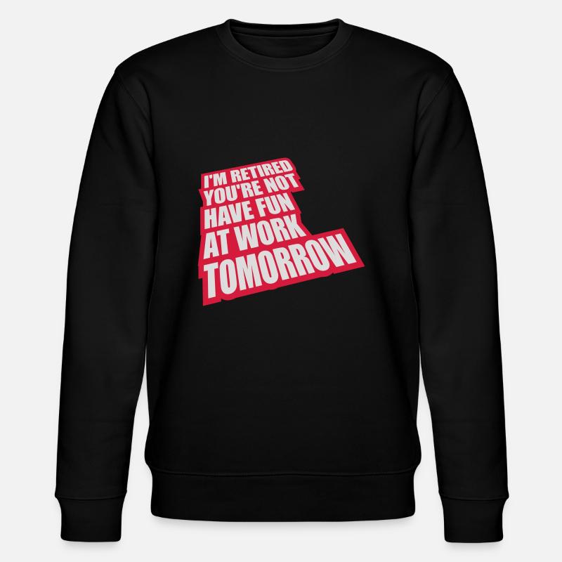 have fun at work - Stanley/Stella Unisex Bio-Sweatshirt CHANGER  - Schwarz