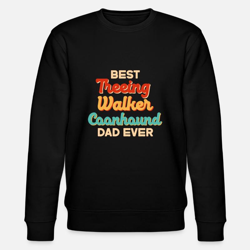 Treeing Walker Coonhound - Stanley/Stella CHANGER Unisex Organic Sweatshirt - black