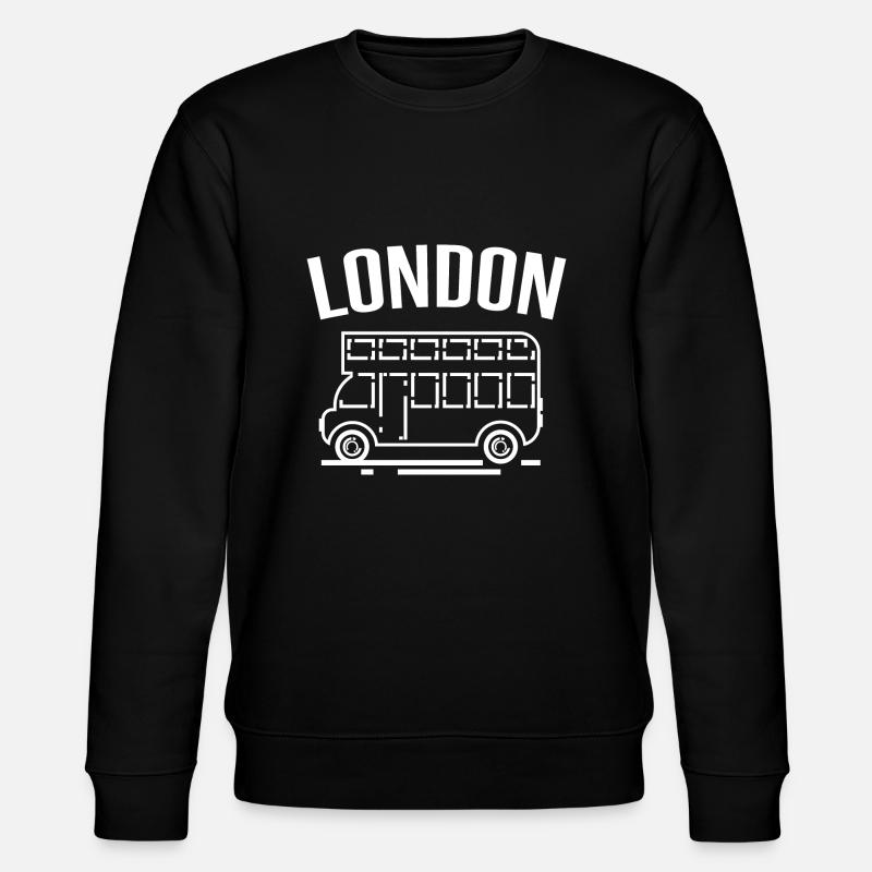 Bus de Londres - Sweat bio CHANGER Stanley/Stella Unisexe - noir