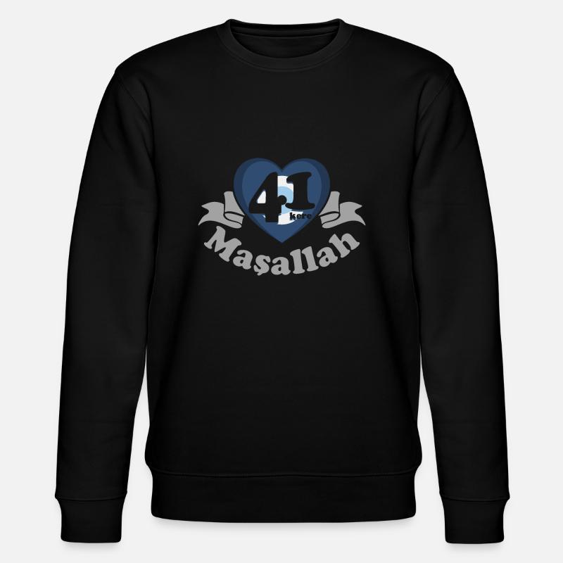 41 Kere maşallah - Stanley/Stella Unisex Bio-Sweatshirt CHANGER  - Schwarz