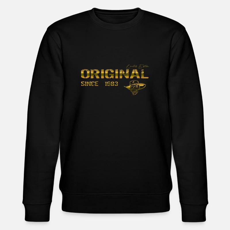 Original since 1983 - Stanley/Stella Unisex Bio-Sweatshirt CHANGER  - Schwarz