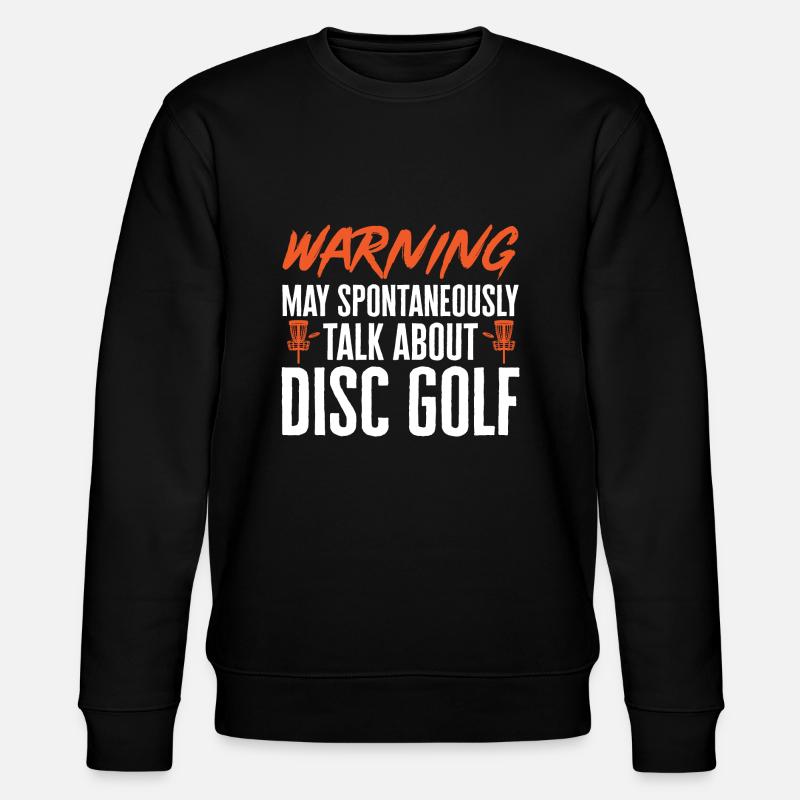 Discgolf Disc Golf Frisbee - Stanley/Stella Unisex Bio-Sweatshirt CHANGER  - Schwarz