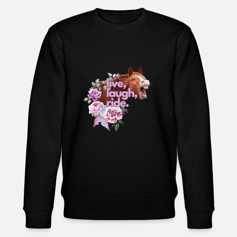 Live Rire Ride Répéter - Sweat bio CHANGER Stanley/Stella Unisexe - noir
