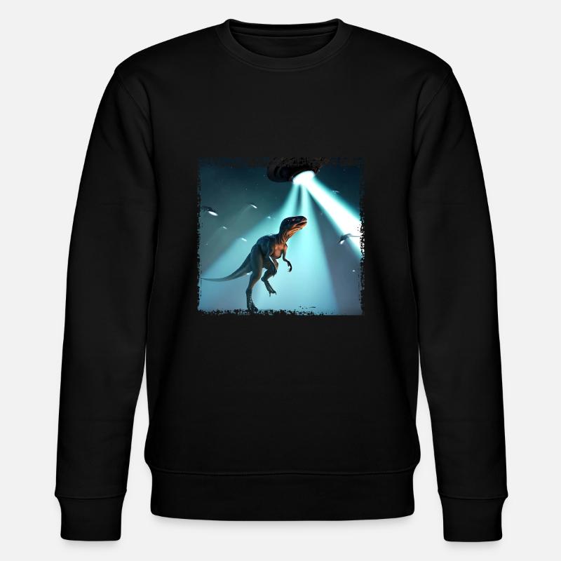 L’OVNI rencontre le dinosaure - Sweat bio CHANGER Stanley/Stella Unisexe - noir