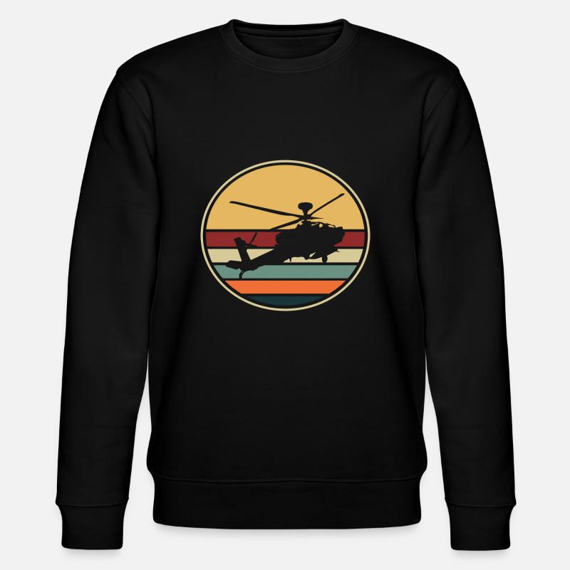 Hélicoptère Hélicoptère Rétropilote - Sweat bio CHANGER Stanley/Stella Unisexe - noir
