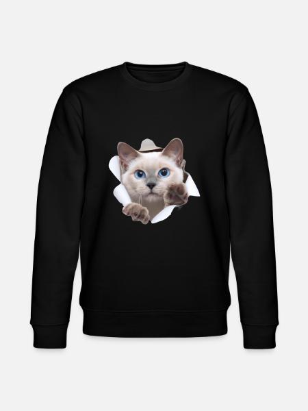 Bébé chat du monde caché - Sweat bio CHANGER Stanley/Stella Unisexe - noir