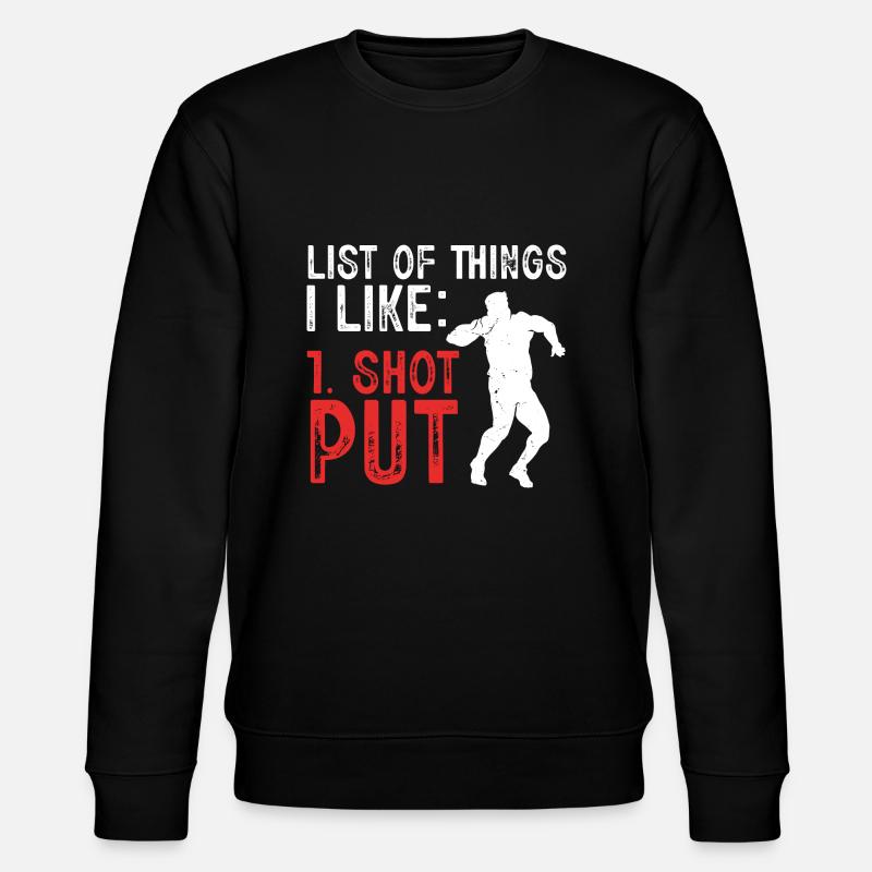 Lancer du poids Athlétisme - Sweat bio CHANGER Stanley/Stella Unisexe - noir