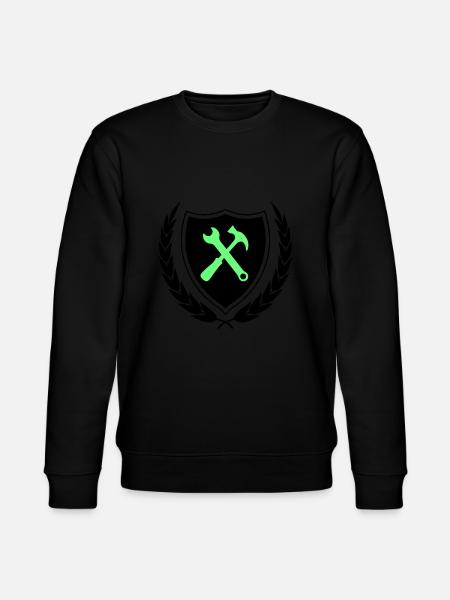 handwerker wappen - Stanley/Stella Unisex Bio-Sweatshirt CHANGER - Schwarz
