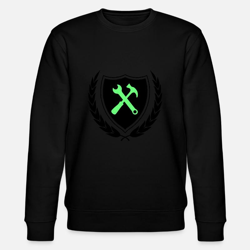 handwerker wappen - Stanley/Stella Unisex Bio-Sweatshirt CHANGER  - Schwarz