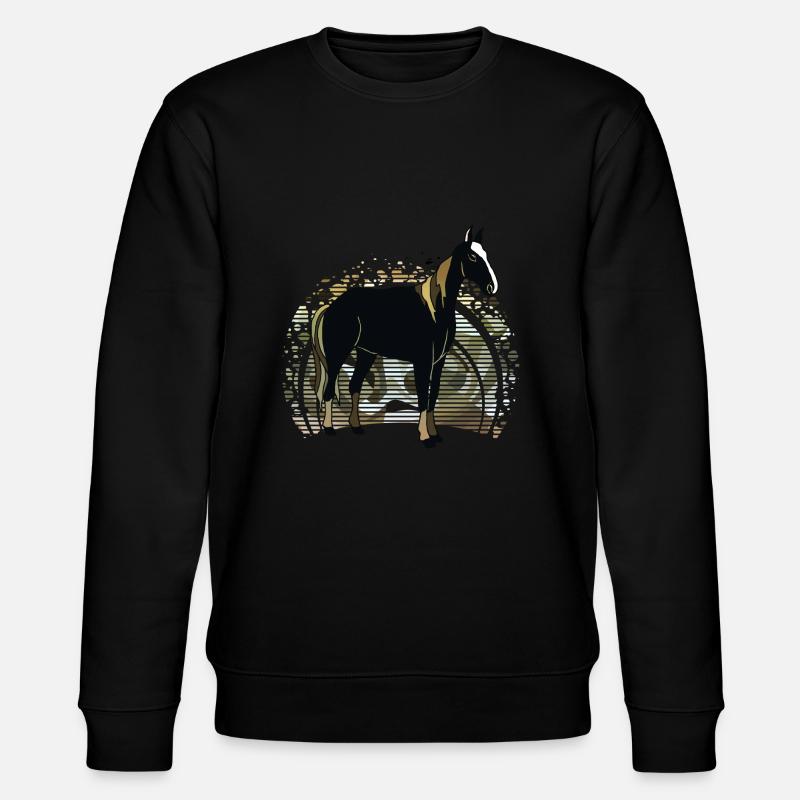 Cheval - Sweat bio CHANGER Stanley/Stella Unisexe - noir