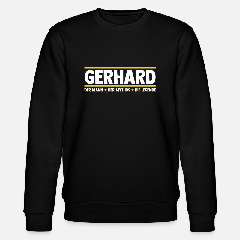 Gerhard - Stanley/Stella Unisex Bio-Sweatshirt CHANGER  - Schwarz