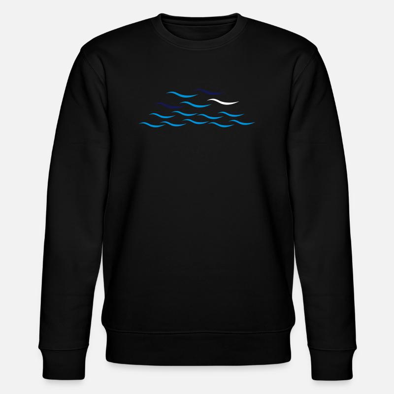 Ondes - Sweat bio CHANGER Stanley/Stella Unisexe - noir