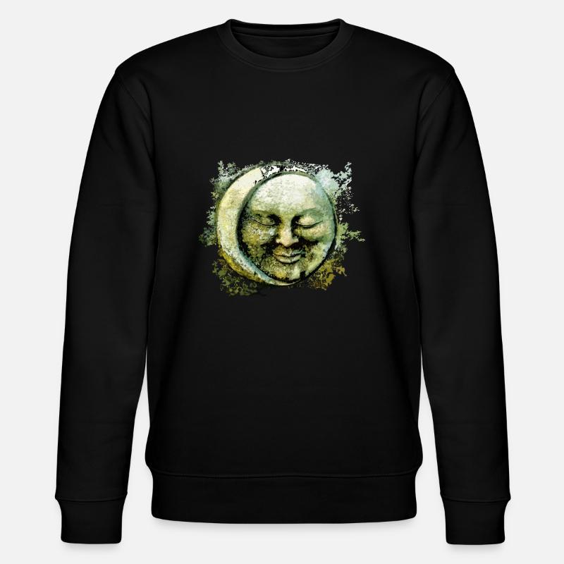 Mond und Sonne - Stanley/Stella Unisex Bio-Sweatshirt CHANGER  - Schwarz