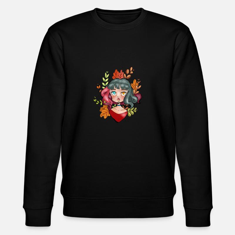 Filles, Fleurs - Sweat bio CHANGER Stanley/Stella Unisexe - noir