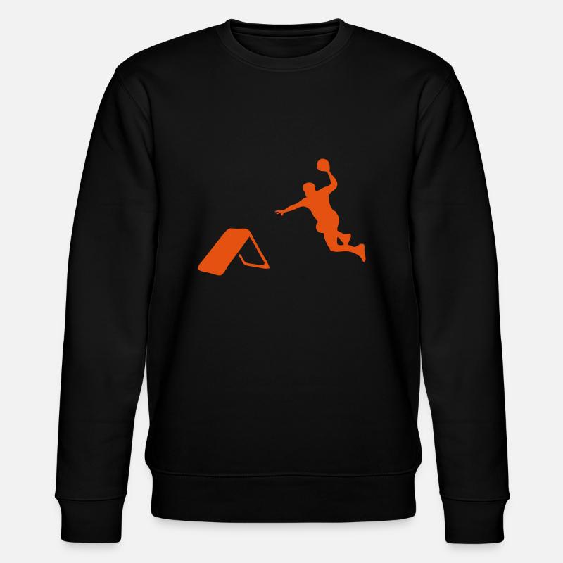 tchoukball silhouette shadow - Stanley/Stella CHANGER Unisex Organic Sweatshirt - black