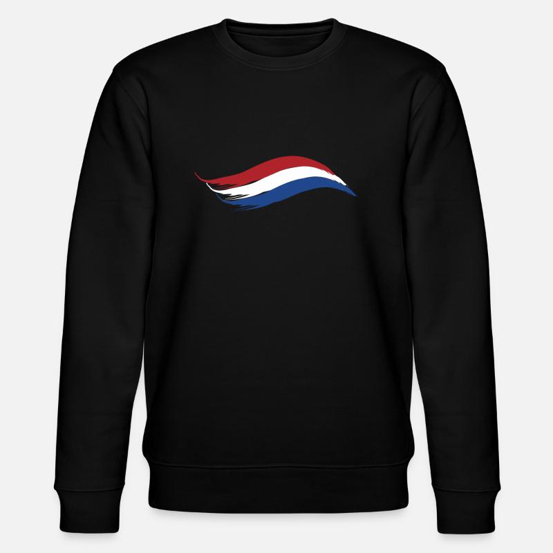 DRAPEAU NATIONAL DES PAYS-BAS - Sweat bio CHANGER Stanley/Stella Unisexe - noir