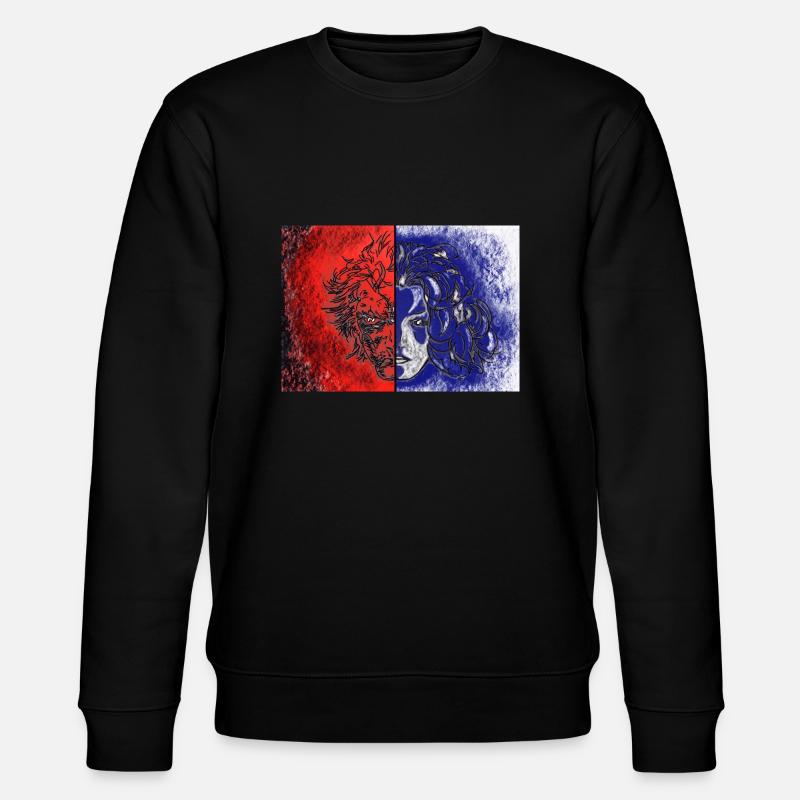 Chaos vs Harmony I - Stanley/Stella CHANGER Unisex Organic Sweatshirt - black