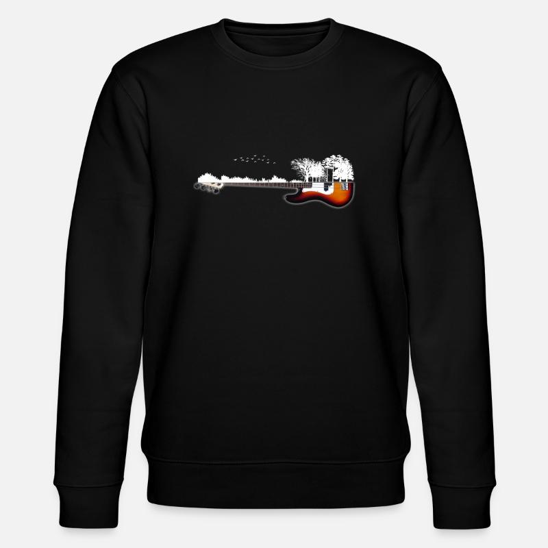 guitare nature - Sweat bio CHANGER Stanley/Stella Unisexe - noir