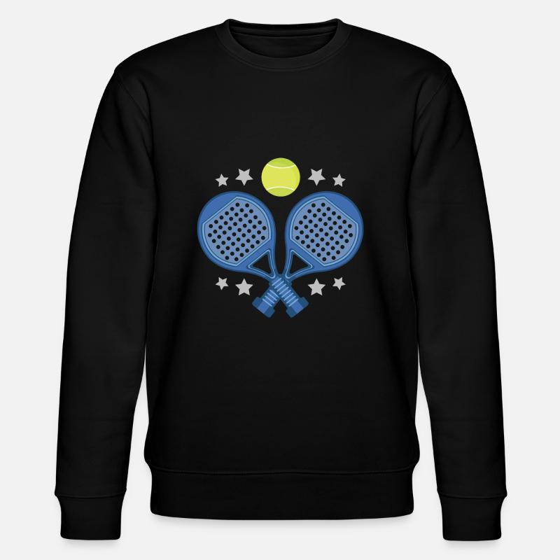 Padel ball racket - Stanley/Stella CHANGER Unisex Organic Sweatshirt - black