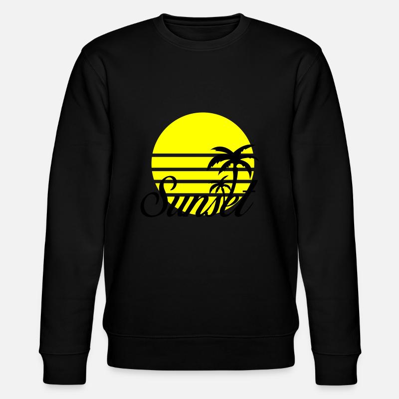 sunset - Stanley/Stella Unisex Bio-Sweatshirt CHANGER  - Schwarz