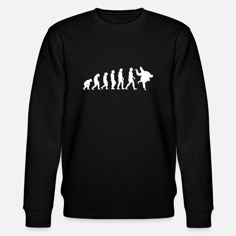 Evolution of Judo - Stanley/Stella CHANGER Unisex Organic Sweatshirt - black