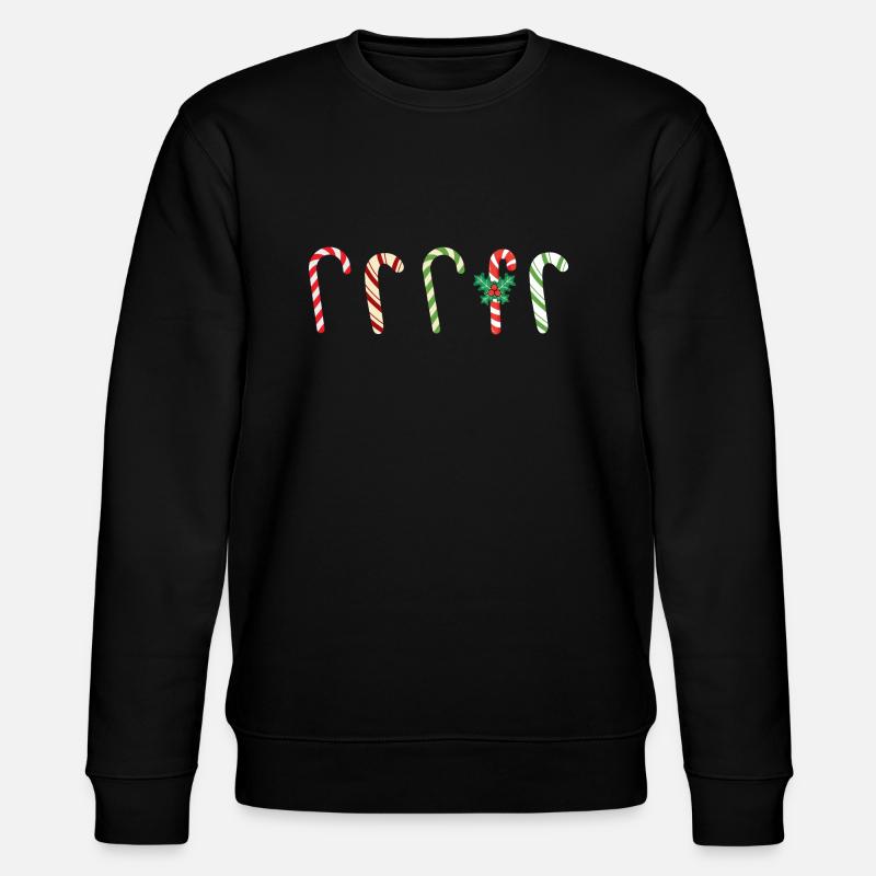 Candy cane - Sweat bio CHANGER Stanley/Stella Unisexe - noir