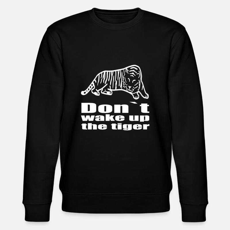 tiger - Stanley/Stella Unisex Bio-Sweatshirt CHANGER  - Schwarz