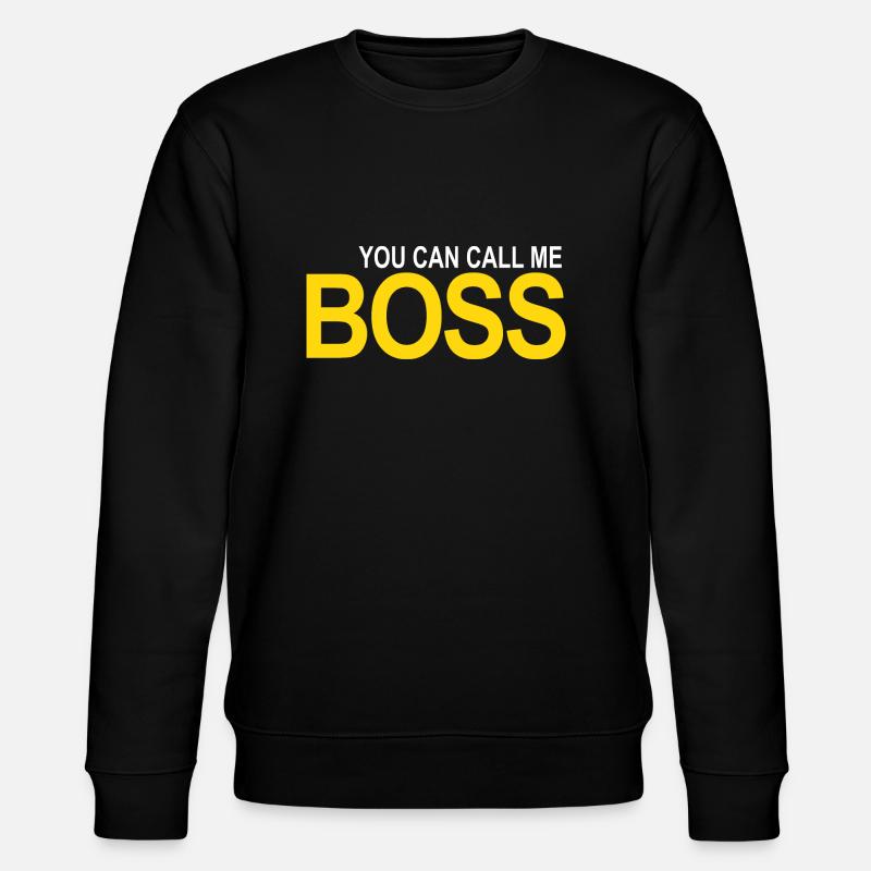 appelez-moi BOSS - Sweat bio CHANGER Stanley/Stella Unisexe - noir
