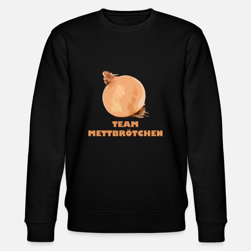 Team Mettbrötchen - Stanley/Stella Unisex Bio-Sweatshirt CHANGER  - Schwarz