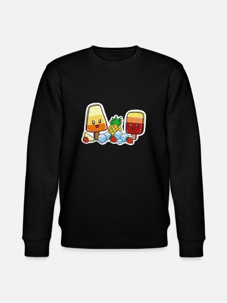 Kawaii-Eis am Stil - Stanley/Stella Unisex Bio-Sweatshirt CHANGER  - Schwarz