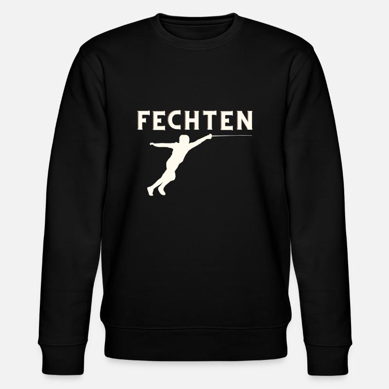 Fechten - Stanley/Stella Unisex Bio-Sweatshirt CHANGER  - Schwarz