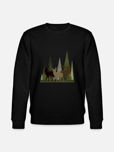 Deer - Stanley/Stella CHANGER Unisex Organic Sweatshirt - black
