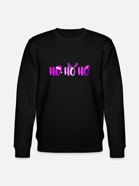 God jul jul xmas ferie vinter santa nordic - Stanley/Stella CHANGER økologisk unisex-sweatshirt - svart