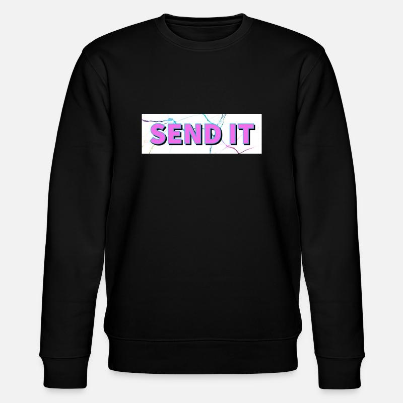 Logo de la boîte SEND IT - Sweat bio CHANGER Stanley/Stella Unisexe - noir