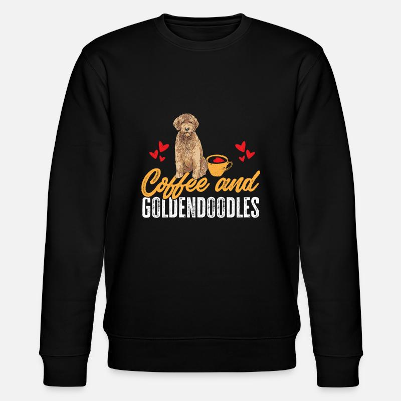 Goldendoodle Doodle Dog - Stanley/Stella CHANGER Unisex Organic Sweatshirt - black