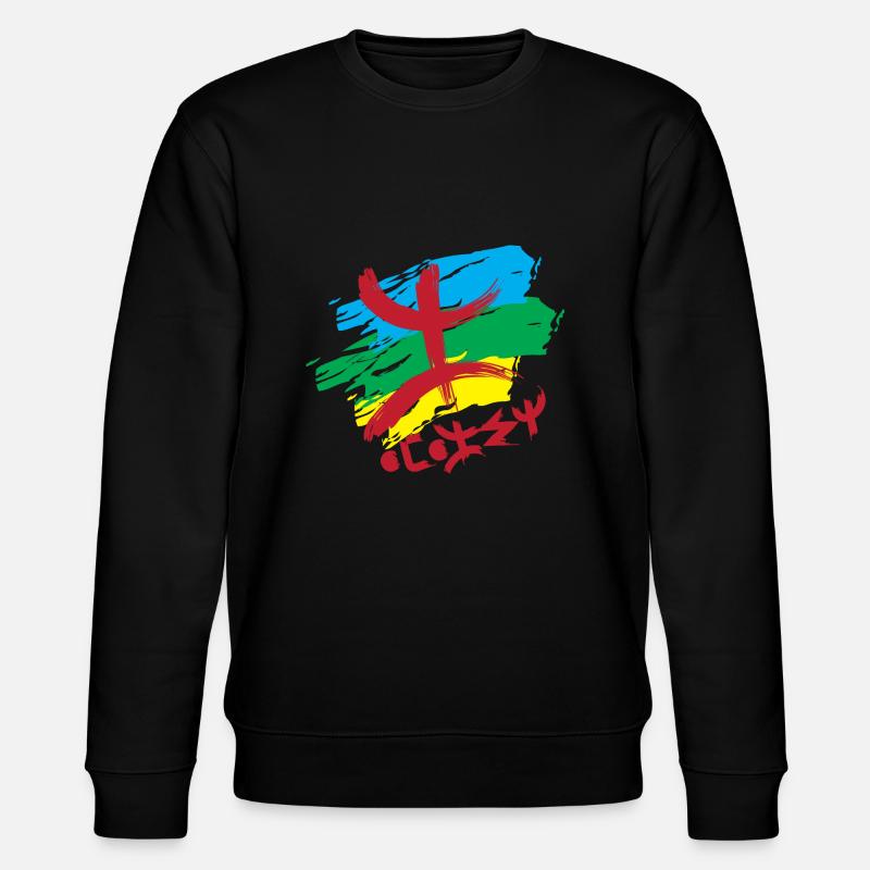 Drapeau Amazigh (Amazigh inside) - Sweat bio CHANGER Stanley/Stella Unisexe - noir