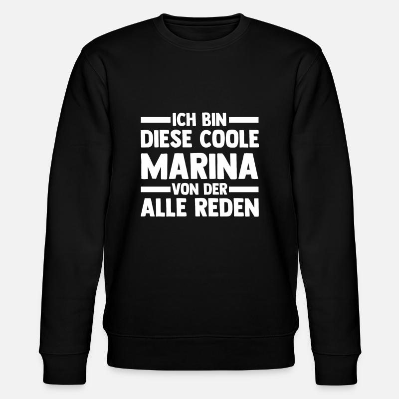 Marina - Stanley/Stella Unisex Bio-Sweatshirt CHANGER  - Schwarz
