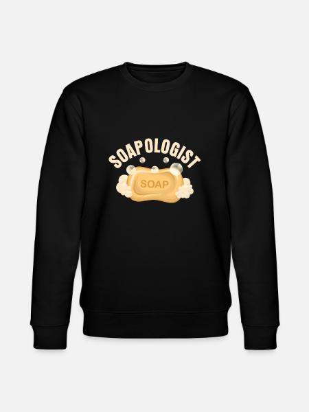 Soapologist Soapmaking Soapmaker - Stanley/Stella CHANGER Unisex Organic Sweatshirt - black