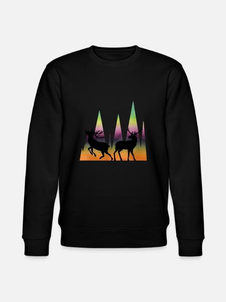 Hirsch - Stanley/Stella Unisex Bio-Sweatshirt CHANGER - Schwarz