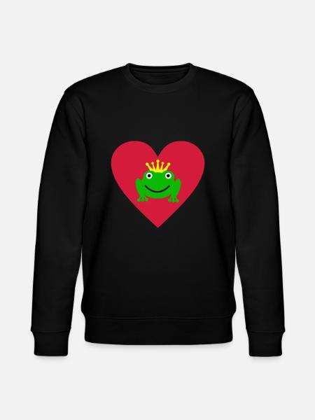 Frog Prince - Stanley/Stella CHANGER Unisex Organic Sweatshirt - black